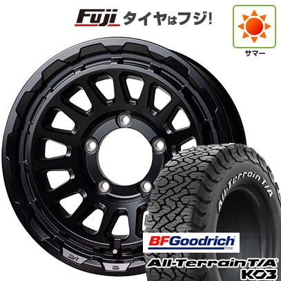 【新品】ジムニーシエラ/ジムニーノマド 夏タイヤ ホイール4本セット 215/70R16 BFグッドリッチ オールテレーンT/A KO3 RWL ホットスタッフ バークレイハードロック リザード 6J 16インチ(送料無料)