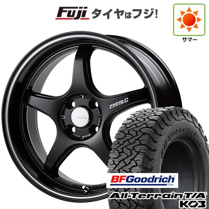 【新品国産車用5穴114.3】 夏タイヤ ホイール4本セット 225/65R17 BFグッドリッチ オールテレーンT/A KO3 RBL ゴジゲン PROレーサー FN01R-C STV 7J 17インチ(送料無料)