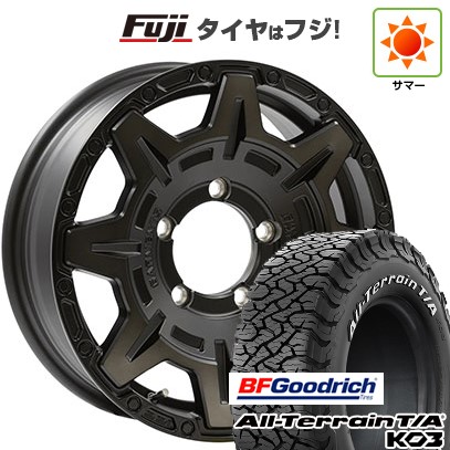 【新品】ジムニーシエラ/ジムニーノマド 夏タイヤ ホイール4本セット 215/70R16 BFグッドリッチ オールテレーンT/A KO3 RWL WEDS ウェッズ クロスオーバーガーメンツ Style M 6J 16インチ(送料無料)|フジ スペシャルセレクション