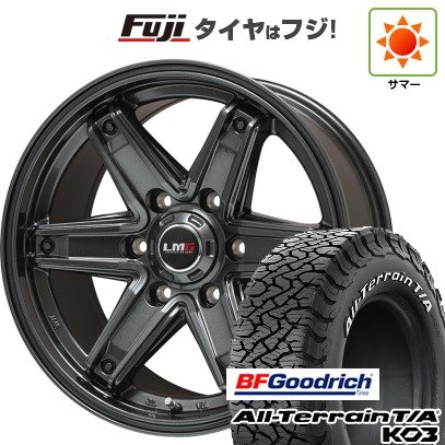 【新品】プラド/ハイラックス 夏タイヤ ホイール4本セット 265/70R17 BFグッドリッチ オールテレーンT/A KO3 RWL レアマイスター LMG エトナ(ディープグレー) 17インチ(送料無料)