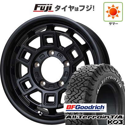 【新品】ジムニーシエラ/ジムニーノマド 夏タイヤ ホイール4本セット 215/70R16 BFグッドリッチ オールテレーンT/A KO3 RWL ホットスタッフ マッドクロス アイヴァー 6J 16インチ(送料無料)