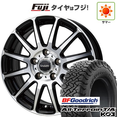 【新品国産車用5穴114.3】 夏タイヤ ホイール4本セット 225/65R17 BFグッドリッチ オールテレーンT/A KO3 RBL ホットスタッフ ヴァレット グリッター 7J 17インチ(送料無料)