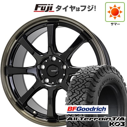 【新品国産車用5穴114.3】 夏タイヤ ホイール4本セット 215/65R16 BFグッドリッチ オールテレーンT/A KO3 RBL ホットスタッフ ジースピード P-08 6.5J 16インチ(送料無料)|フジ スペシャルセレクション