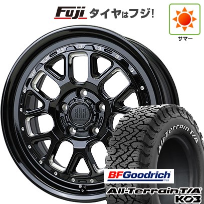 【新品国産車用5穴114.3】 夏タイヤ ホイール4本セット 215/65R16 BFグッドリッチ オールテレーンT/A KO3 RBL ホットスタッフ バークレイハードロック ヒューロン 7J 16インチ(送料無料)｜フジ スペシャルセレクション
