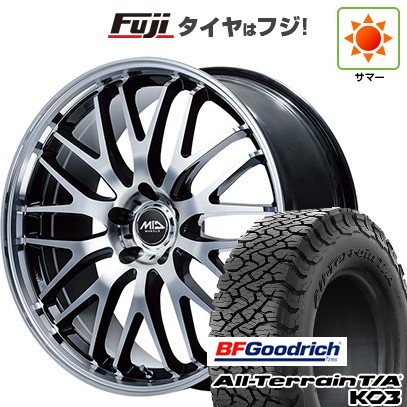 【新品国産車用5穴114.3】 夏タイヤ ホイール4本セット 225/65R17 BFグッドリッチ オールテレーンT/A KO3 RBL MID WHEELS エグゼ10 Vセレクション 7J 17インチ(送料無料)|フジ スペシャルセレクション
