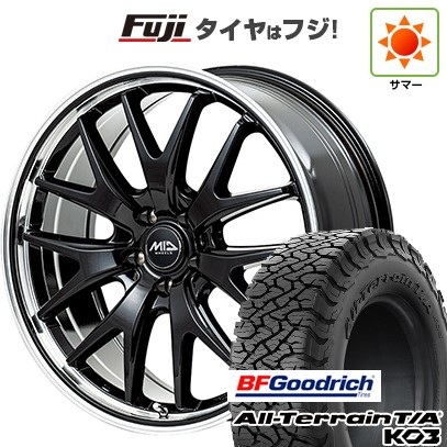 【新品国産車用5穴114.3】 夏タイヤ ホイール4本セット 225/65R17 BFグッドリッチ オールテレーンT/A KO3 RBL MID WHEELS エグゼ7 7J 17インチ(送料無料)|フジ スペシャルセレクション