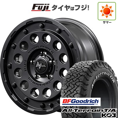 【新品】デリカD5 夏タイヤ ホイール4本セット 215/70R16 BFグッドリッチ オールテレーンT/A KO3 RWL MID WHEELS NITRO POWER H12 ショットガン 7J 16インチ(送料無料)
