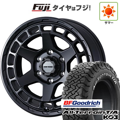 【新品】プラド/ハイラックス 夏タイヤ ホイール4本セット 265/70R17 BFグッドリッチ オールテレーンT/A KO3 RWL WEDS ウェッズアドベンチャー マッドヴァンス X タイプS 8J 17インチ(送料無料)|フジ スペシャルセレクション