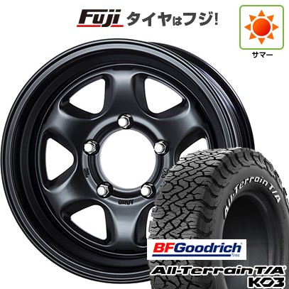 【新品】ジムニーシエラ/ジムニーノマド 夏タイヤ ホイール4本セット 215/70R16 BFグッドリッチ オールテレーンT/A KO3 RWL トライスター BRUT BR-44 6.5J 16インチ(送料無料)