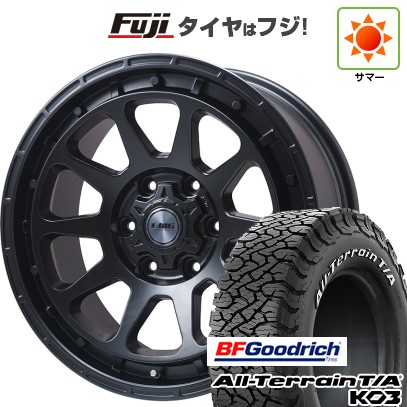 【新品国産車用6穴139.7】 夏タイヤ ホイール4本セット 285/60R18 BFグッドリッチ オールテレーンT/A KO3 RWL レアマイスター LMG DIEZ マットブラック 18インチ(送料無料)｜フジ スペシャルセレクション