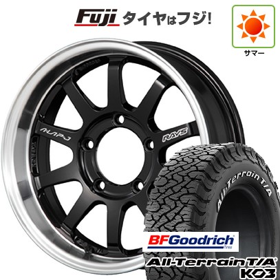 【新品】ジムニーシエラ/ジムニーノマド 夏タイヤ ホイール4本セット 215/70R16 BFグッドリッチ オールテレーンT/A KO3 RWL RAYS レイズ A LAP-J FORGED 5.5J 16インチ(送料無料)｜フジ スペシャルセレクション