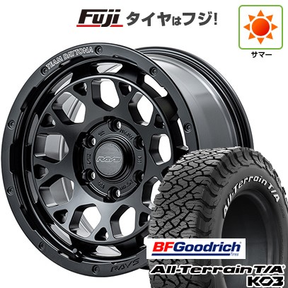 【新品】プラド/ハイラックス 夏タイヤ ホイール4本セット 265/65R17 BFグッドリッチ オールテレーンT/A KO3 RWL RAYS レイズ デイトナ M9+ 8J 17インチ(送料無料)