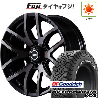 【新品国産車用6穴139.7】 夏タイヤ ホイール4本セット 285/70R17 BFグッドリッチ オールテレーンT/A KO3 RWL RAYS レイズ デイトナ FDX F6 8J 17インチ(送料無料)