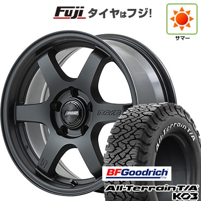 【新品】デリカD5 夏タイヤ ホイール4本セット 245/70R16 BFグッドリッチ オールテレーンT/A KO3 RWL RAYS レイズ グラムライツ 57DR-X2 7J 16インチ(送料無料)