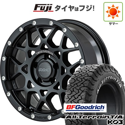【新品】デリカD5 夏タイヤ ホイール4本セット 215/70R16 BFグッドリッチ オールテレーンT/A KO3 RWL RAYS レイズ デイトナ M8 7J 16インチ(送料無料)|フジ スペシャルセレクション