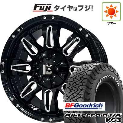 【新品】プラド/ハイラックス 夏タイヤ ホイール4本セット 265/70R17 BFグッドリッチ オールテレーンT/A KO3 RWL オフビート レクセル バレーノオフロードスタイル 8J 17インチ(送料無料)｜フジ スペシャルセレクション