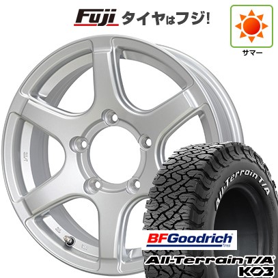 【新品】ジムニー 夏タイヤ ホイール4本セット 175/80R16 BFグッドリッチ オールテレーンT/A KO3 RWL ホットスタッフ バイソン BN-04 5.5J 16インチ(送料無料)
