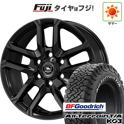 【新品国産車用6穴139.7】 夏タイヤ ホイール4本セット 285/60R18 BFグッドリッチ オールテレーンT/A KO3 RWL コーセイ ベアロック バイソン 8J 18インチ(送料無料)|フジ スペシャルセレクション