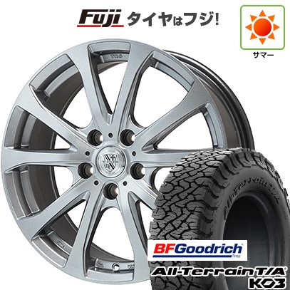 【新品国産車用5穴114.3】 夏タイヤ ホイール4本セット 225/65R17 BFグッドリッチ オールテレーンT/A KO3 RBL ビッグウエイ TRG-バーンII 7J 17インチ(送料無料)