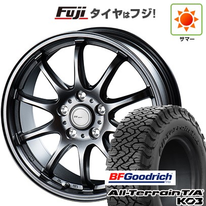 【新品国産車用5穴114.3】 夏タイヤ ホイール4本セット 215/65R16 BFグッドリッチ オールテレーンT/A KO3 RBL ビッグウエイ BWスポーツ ZT10 6.5J 16インチ(送料無料)