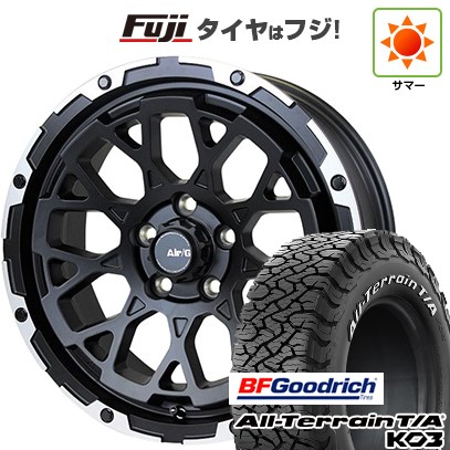 【新品】デリカD5 夏タイヤ ホイール4本セット 235/70R16 BFグッドリッチ オールテレーンT/A KO3 RWL フォーバイフォーエンジニア エアージー ロックス 7J 16インチ(送料無料)|フジ スペシャルセレクション