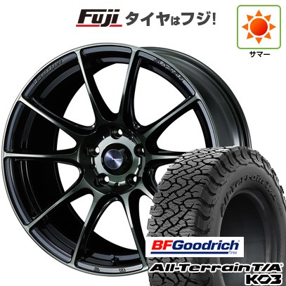 【新品国産車用5穴114.3】 夏タイヤ ホイール4本セット 215/65R16 BFグッドリッチ オールテレーンT/A KO3 RBL WEDS ウェッズスポーツ SA-25R 7J 16インチ(送料無料)