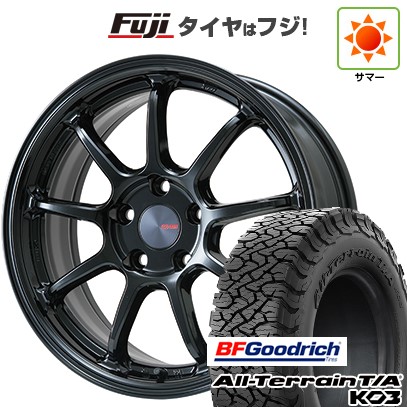 【新品国産車用5穴114.3】 夏タイヤ ホイール4本セット 225/65R17 BFグッドリッチ オールテレーンT/A KO3 RBL ENKEI エンケイ PerformanceLine PF09 フジオリジナルカラー 7J 17インチ(送料無料)｜フジ スペシャルセレクション