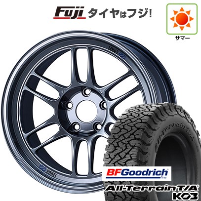 【新品国産車用5穴114.3】 夏タイヤ ホイール4本セット 225/65R17 BFグッドリッチ オールテレーンT/A KO3 RBL ENKEI エンケイ Racing RP-F1 7J 17インチ(送料無料) 157,500円