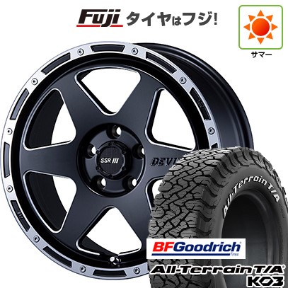 【新品】デリカD5 夏タイヤ ホイール4本セット 215/70R16 BFグッドリッチ オールテレーンT/A KO3 RWL SSR ディバイド TR-6 7J 16インチ(送料無料)
