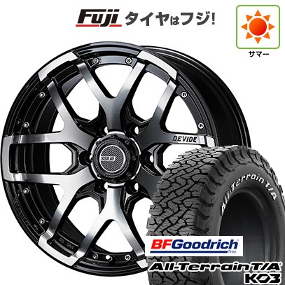 【新品】プラド/ハイラックス 夏タイヤ ホイール4本セット 265/70R17 BFグッドリッチ オールテレーンT/A KO3 RWL SSR ディバイド ZS 8J 17インチ(送料無料)|フジ スペシャルセレクション