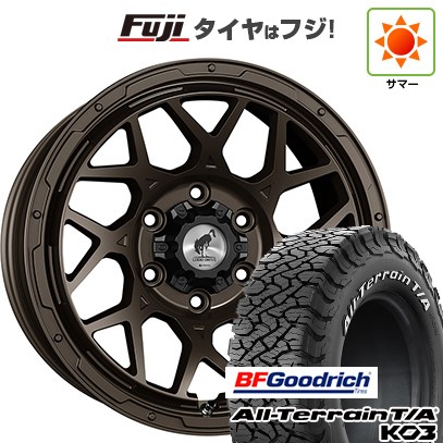 【新品国産車用6穴139.7】 夏タイヤ ホイール4本セット 285/70R17 BFグッドリッチ オールテレーンT/A KO3 RWL スーパースター ロディオドライブ 8M MONO 8J 17インチ(送料無料)｜フジ スペシャルセレクション
