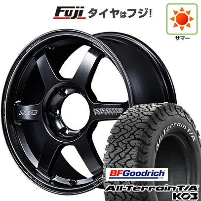 【新品】ランクル300 夏タイヤ ホイール4本セット 275/65R18 BFグッドリッチ オールテレーンT/A KO3 RWL RAYS レイズ ボルクレーシング TE37 プログレッシブモデル2ブラックシャドウ 8.5J 18インチ(送料無料)|フジ スペシャルセレクション