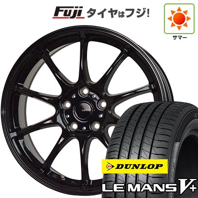 【新品国産車用5穴114.3】 夏タイヤ ホイール4本セット 205/60R16 ダンロップ ルマン V+(ファイブプラス) ホットスタッフ ジースピード G-07 6.5J 16インチ(送料無料)｜フジ スペシャルセレクション