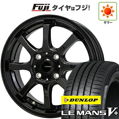 【新品 軽自動車】ソリオ ハスラー 夏タイヤ ホイール4本セット 165/70R14 ダンロップ ルマン V+(ファイブプラス) ホットスタッフ ジースピード G-08 4.5J 14インチ(送料無料)|フジ スペシャルセレクション