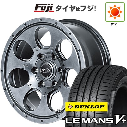 【新品】ヤリスクロス 夏タイヤ ホイール4本セット 205/65R16 ダンロップ ルマン V+(ファイブプラス) MID WHEELS マッドエージェント 7J 16インチ(送料無料)