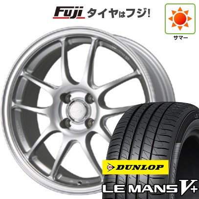 【新品国産車用4穴100】 夏タイヤ ホイール4本セット 185/60R16 ダンロップ ルマン V+(ファイブプラス) ENKEI エンケイ PerformanceLine PF01 6.5J 16インチ(送料無料)
