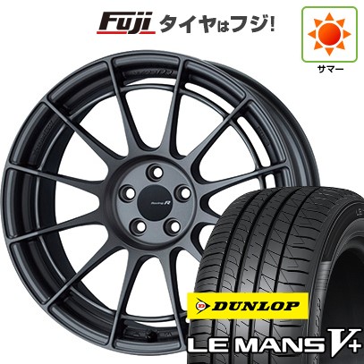 【新品国産車用5穴114.3】 夏タイヤ ホイール4本セット 205/50R17 ダンロップ ルマン V+(ファイブプラス) ENKEI エンケイ Racing Revolution NT03 RR 7J 17インチ(送料無料)｜フジ スペシャルセレクション