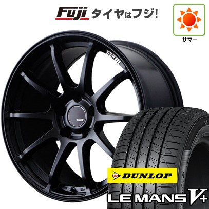 【新品国産車用5穴100】 夏タイヤ ホイール4本セット 225/40R18 ダンロップ ルマン V+(ファイブプラス) SSR GT GTV02 7.5J 18インチ(送料無料)