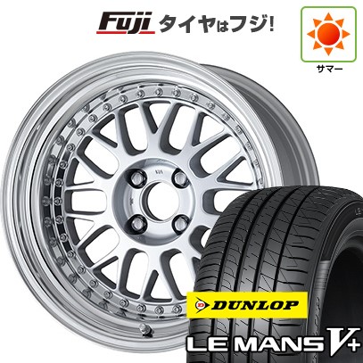 【新品国産車用5穴114.3】 夏タイヤ ホイール4本セット 225/40R19 ダンロップ ルマン V+(ファイブプラス) WORK ワーク マイスター M1 3P 8.5J 19インチ(送料無料)|フジ スペシャルセレクション