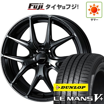 【新品国産車用4穴100】 夏タイヤ ホイール4本セット 185/60R16 ダンロップ ルマン V+(ファイブプラス) WEDS ウェッズスポーツ SA-01R 6.5J 16インチ(送料無料) 87,835円