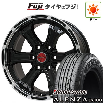 【新品】ランクル250/ランクル300 夏タイヤ ホイール4本セット 265/65R18 ブリヂストン アレンザ LX100 ビッグウエイ B-MUD K(グロスブラックリムポリッシュ)トヨタ 8J 18インチ(送料無料)