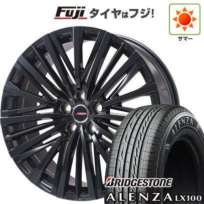 【新品】40系アルファード/ヴェルファイア用 夏タイヤ ホイール4本セット 245/45R20 ブリヂストン アレンザ LX100 プレミックス MER-V グロスブラック(平座ナット) 8.5J 20インチ(送料無料)