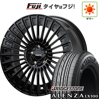 【新品】40系アルファード/ヴェルファイア用 夏タイヤ ホイール4本セット 245/45R20 ブリヂストン アレンザ LX100 TOMS トムス(トヨタ車専用) TWF05 8.5J 20インチ(送料無料)|フジ スペシャルセレクション