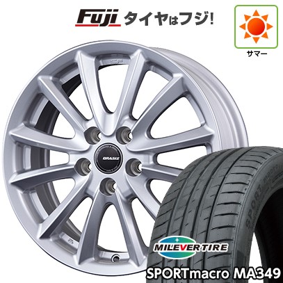 【新品国産車用5穴114.3】 夏タイヤ ホイール4本セット 235/55R18 ミレバー スポーツマクロ MA349（限定） コーセイ クレイシズ VS6 7J 18インチ(送料無料)
