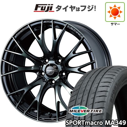 【新品国産車用5穴114.3】 夏タイヤ ホイール4本セット 215/50R17 ミレバー スポーツマクロ MA349(限定) WEDS ウェッズスポーツ SA-20R 17インチ(送料無料)｜フジ スペシャルセレクション