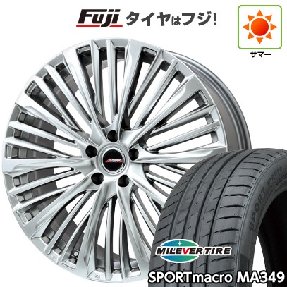 【新品国産車用5穴114.3】 夏タイヤ ホイール4本セット 215/45R18 ミレバー スポーツマクロ MA349（限定） プレミックス MER-X 7J 18インチ(送料無料)