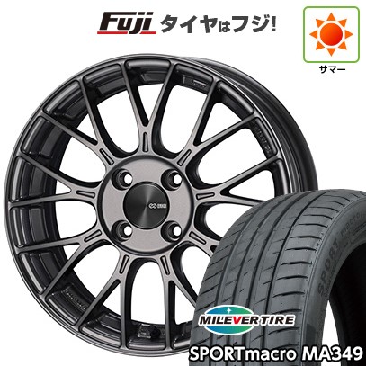 【新品国産車用5穴114.3】 夏タイヤ ホイール4本セット 235/55R18 ミレバー スポーツマクロ MA349（限定） ENKEI エンケイ PerformanceLine PFM1 7.5J 18インチ(送料無料) 99,880円