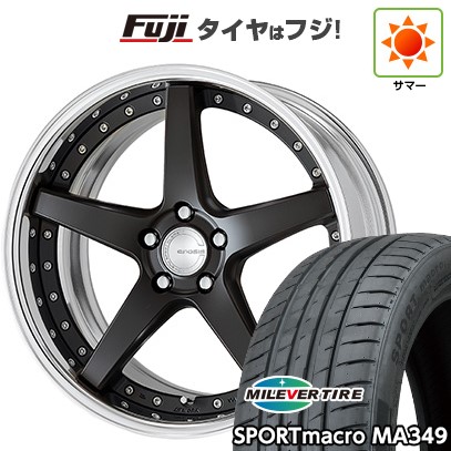 【新品国産車用5穴114.3】 夏タイヤ ホイール4本セット 255/35R20 ミレバー スポーツマクロ MA349(限定) WORK ワーク グノーシスCV CVF 8.5J 20インチ(送料無料)|フジ スペシャルセレクション