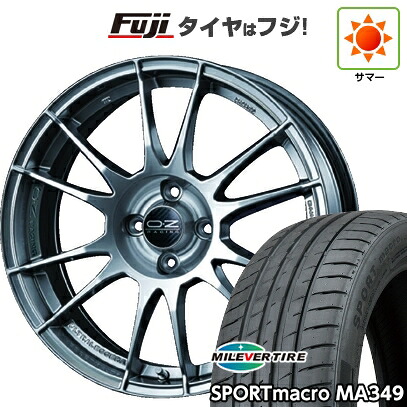 【新品】オーラ 夏タイヤ ホイール4本セット 205/50R17 ミレバー スポーツマクロ MA349（限定） OZ ウルトラレッジェーラ 7J 17インチ(送料無料)