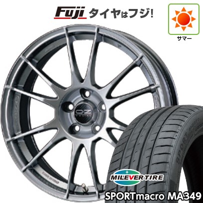 【新品国産車用5穴100】 夏タイヤ ホイール4本セット 225/40R18 ミレバー スポーツマクロ MA349(限定) OZ ウルトラレッジェーラ 8J 18インチ(送料無料)|フジ スペシャルセレクション